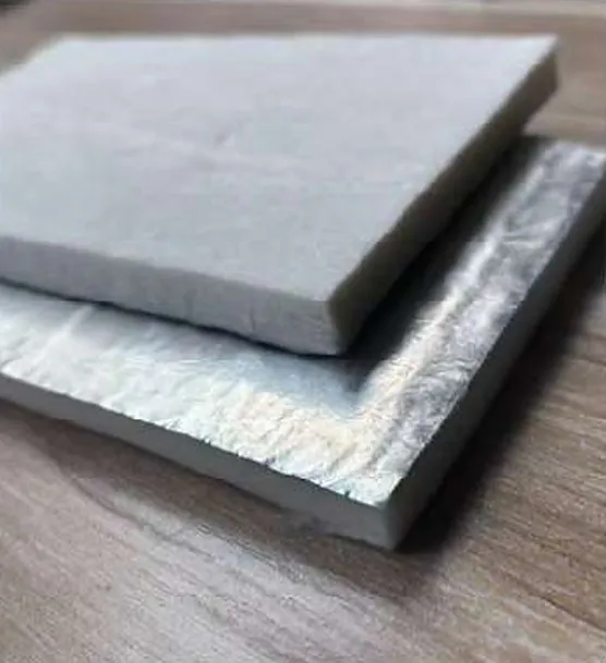 Close-up of the LTG blanket's white aerogel edge